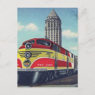 Retro Train the Champion Miami Railways Briefkaart