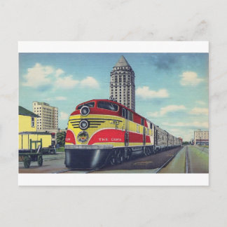 Retro Train the Champion Miami Railways Briefkaart