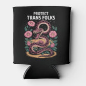 Retro Trans Pride Trans Rechten Beschermen Trans M Blikjeskoeler (Voorkant)