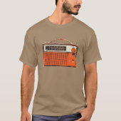retro transistorradio t-shirt (Voorkant)