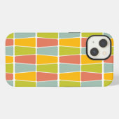 Retro Trapeziums iPhone Hoesje (Achterkant horizontaal)