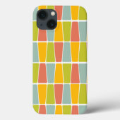 Retro Trapezoïden Case-Mate iPhone Case (Achterkant)