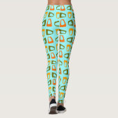 Retro Trapezoïden Leggings (Achterkant)