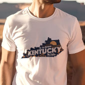Retro Travel Iconisch Kentucky Graphic T-shirt