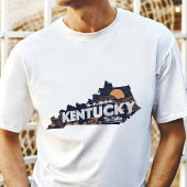 Retro Travel Iconisch Kentucky Graphic T-shirt