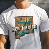 Retro Travel Iconisch New Mexico Graphic T-shirt