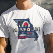 Retro Travel Iconische Missouri Graphic T-shirt