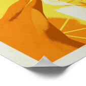 Retro Travel - Mallorca Balearen Spanje Poster (Hoek)