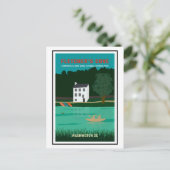 Retro Travel Poster Fletcher's Cove Washington DC Briefkaart (Staand voorkant)