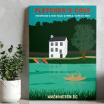 Retro Travel Poster Fletcher's Cove Washington DC Canvas Afdruk<br><div class="desc">Deze retro-stijl reis poster canvas kunst beschikt over Fletcher's Cove (Fletcher's Boathouse) op de Chesapeake & Ohio Canal National Historic Landmark in Washington DC. Het is perfect voor iedereen die in het weekend heeft doorgebracht met varen en rennen langs het oude kanaal en het jaagpad.</div>