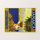 Retro Travel Poster Jamaica. Legpuzzel (Horizontaal)