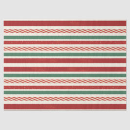 Retro Treasures Christmas stripes Tissuepapier