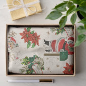 Retro Treasures Christmas Tissue Paper Tissuepapier (Geschenk)