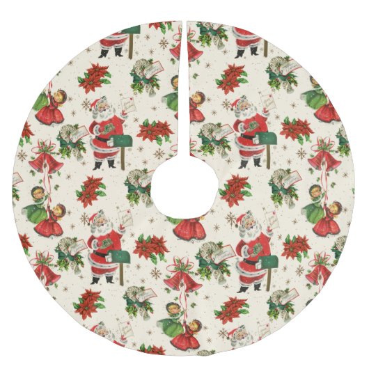 Retro Treasures Christmas Wrapping Paper Kerstboom Rok (Voorkant)