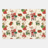 Retro Treasures Kerstmis Inpakpapier Vel (Voorkant 3)