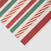 Retro Treasures Kerststrepen Tissuepapier (Detail)