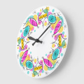 Retro Tree Baubles Cirkelklok Grote Klok (Hoek)