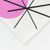 Retro Tree Baubles Corner kerstdeken Fleece Deken (Hoek)