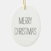 Retro Tree Baubles Group Christms ornament oval (Achterkant)