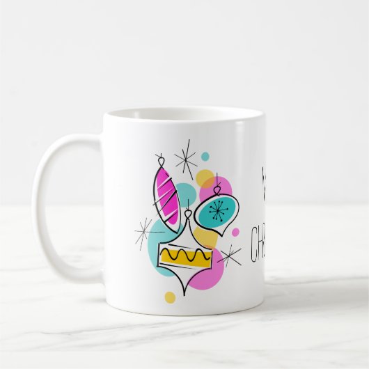 Retro Tree Baubles Group mok kerst (Links)