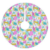 Retro Tree Baubles Kerstboom Rok (Voorkant)