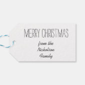 Retro Tree Baubles kerstcadeautjes labels Cadeaulabel (Achterkant Horizontaal)