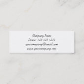 Retro Tree Baubles Line visitekaartje (Achterkant)