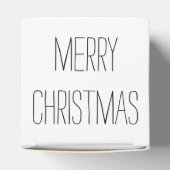 Retro Tree Baubles Merry Kerstklassiek Bedankdoosjes (Bovenkant)