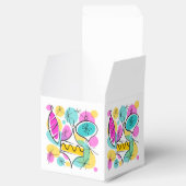 Retro Tree Baubles Merry Kerstklassiek Bedankdoosjes (Geopend)