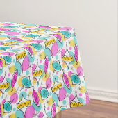 Retro Tree Baubles Multi 360 tablecloth Tafelkleed (Voorbeeld)