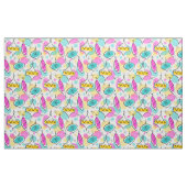 Retro Tree Baubles Multi-groot patroon Stof (Yard (91,4 cm))