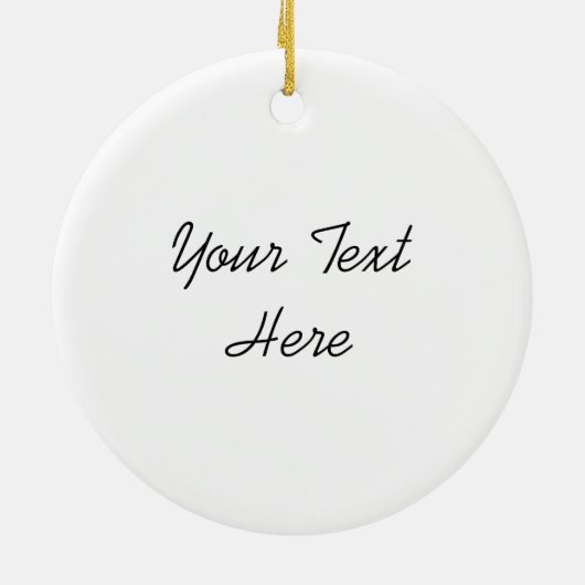 Retro Tree Baubles ornament rond (Achterkant)