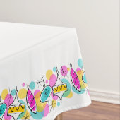 Retro Tree Baubles tablecloth 50x72 Tafelkleed (Voorbeeld)