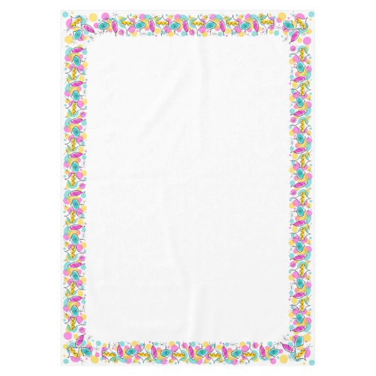 Retro Tree Baubles tablecloth 60x84 Tafelkleed (Voorkant)