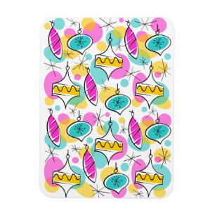 Retro Tree Baubles Verticale flexibele magneet