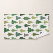 Retro Trees Bad Handdoek (Handdoek)