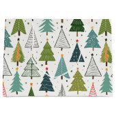 Retro Trees Groot Cadeauzakje (Voorkant)