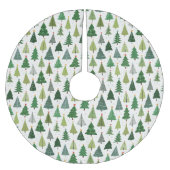 Retro Trees Kerstboom Rok (Voorkant)