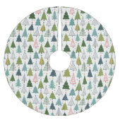 Retro Trees Kerstboom Rok (Voorkant)