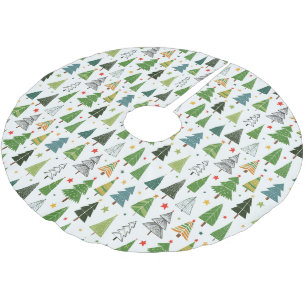 Retro Trees Kerstboom Rok