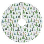 Retro Trees Kerstboom Rok (Voorkant)