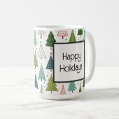 Retro Trees Koffiemok (Voorkant rechts)