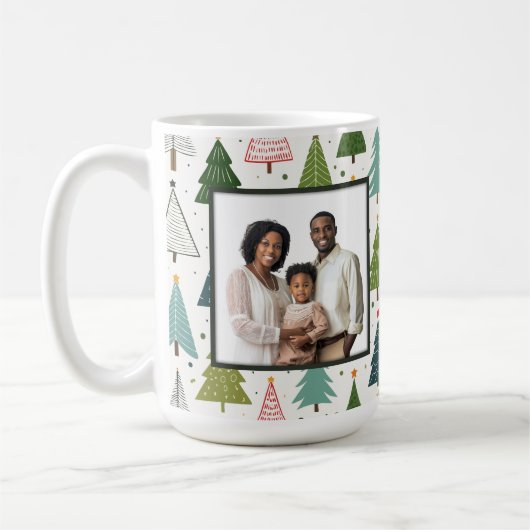 Retro Trees Koffiemok (Links)