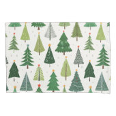 Retro Trees Kussensloop (Voorkant-Links)