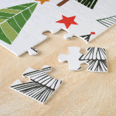 Retro Trees Legpuzzel (Zijkant)