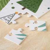 Retro Trees Legpuzzel (Zijkant)