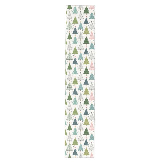 Retro Trees Medium Tafelloper (Voorkant)