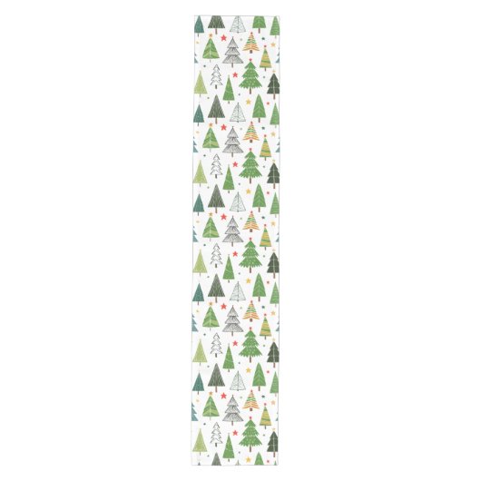 Retro Trees Medium Tafelloper (Voorkant)