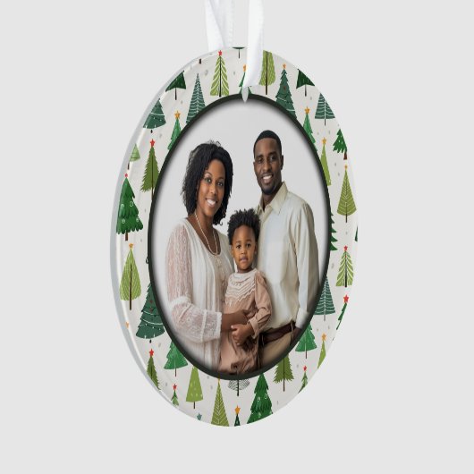 Retro Trees Ornament (voorkant)