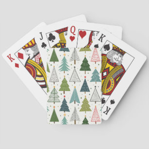 Retro Trees Pokerkaarten